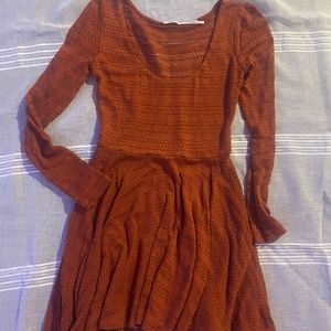 Size Small Knit Mini Kimchi Blue Dress